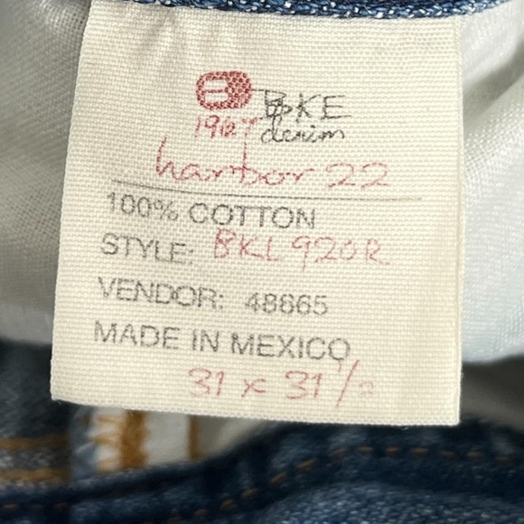 BKE Flare Jeans Women's 31 x 31.5 Light Wash Y2K Denim Harbor 22 - Picture 6 of 8